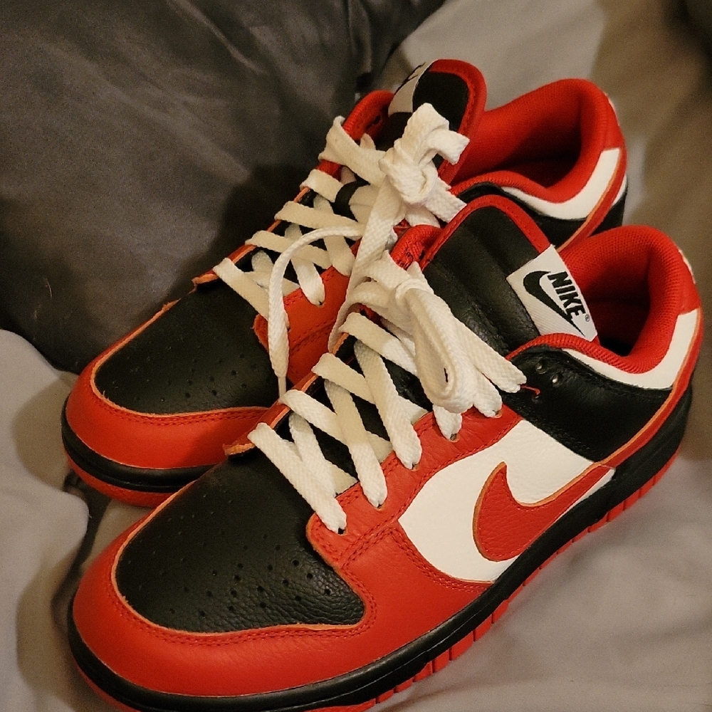 Nike Red and Black Sneakers